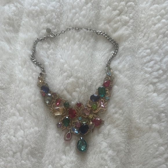 Jewelry - Elegant Multicolor Gemstone Necklace